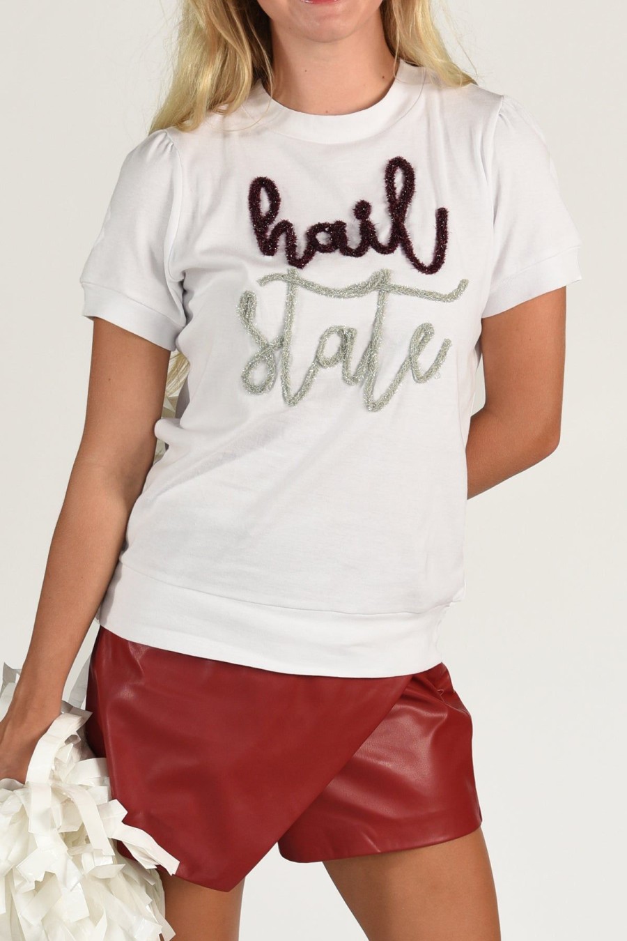 Tops STEWART SIMMONS | Hail State Script Top