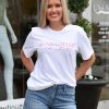 Tops Dear Stella Boutique | Quarantine And Chill Graphic Tee