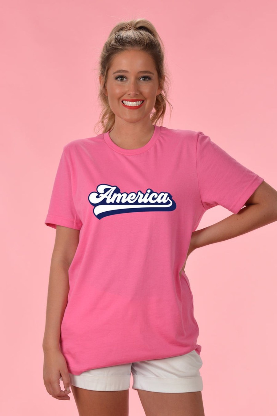 Tops THREAD MOB | America Graphic Tee