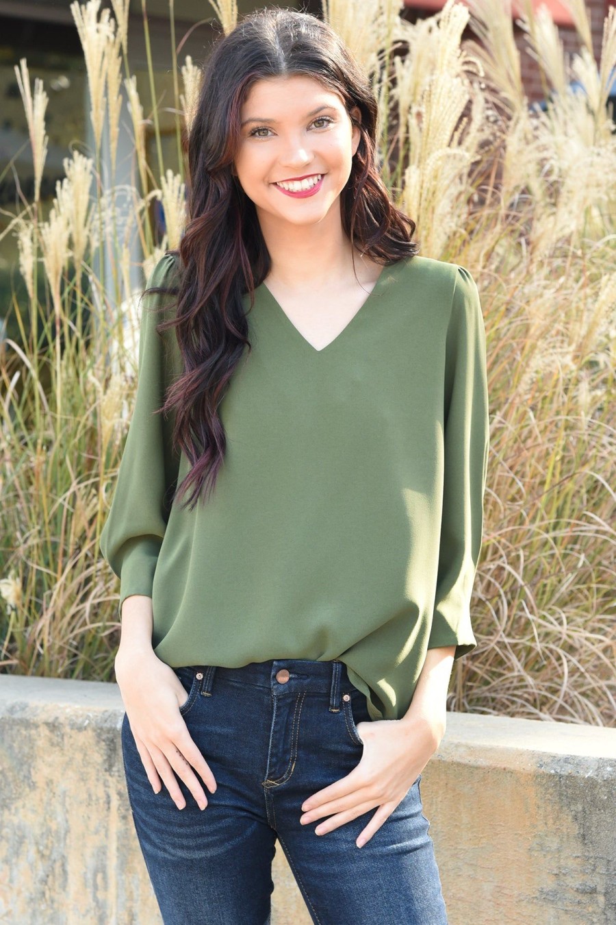 Tops JODIFL | Fun Vibes Top- Olive