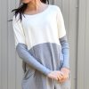 Tops TEA N ROSE | Jasmine Sweater-Grey