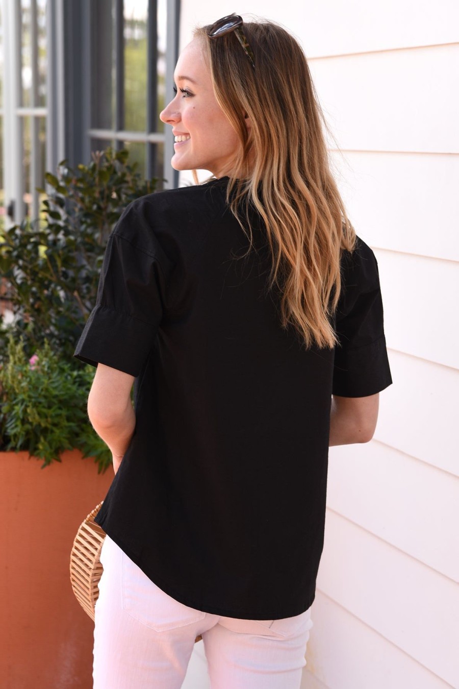 Tops FANTASTICA | Cute And Casual Top -Black