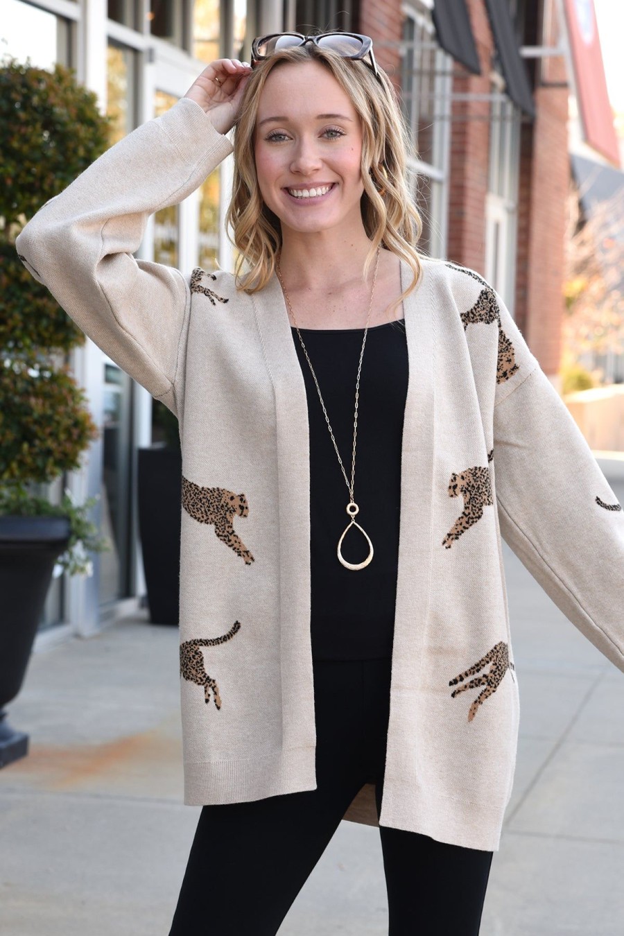 Tops ENTRO | On The Prowl Cardigan