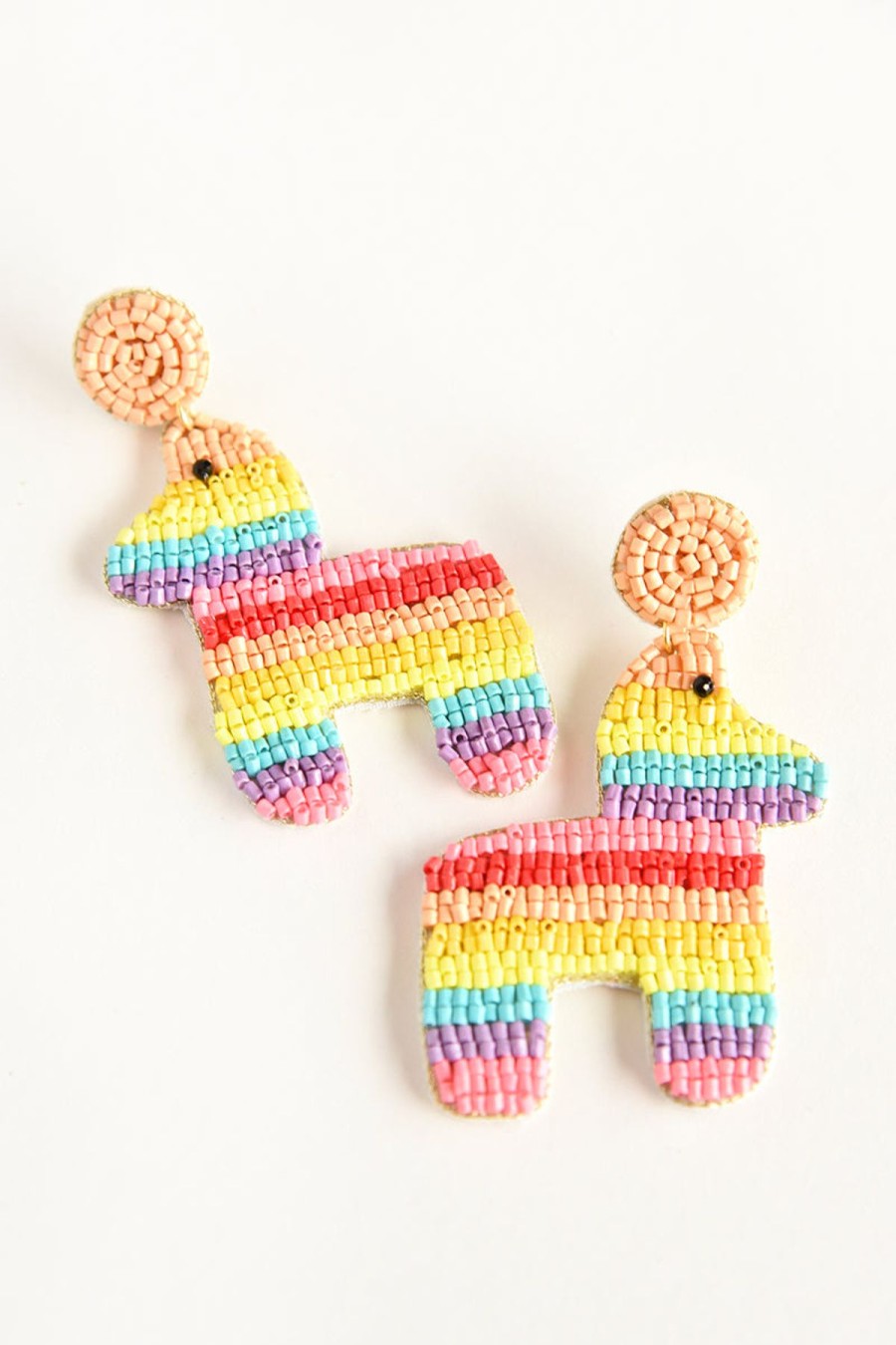 Accessories Dear Stella Boutique | Rainbow Llama Earrings