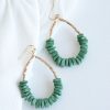 Accessories Dear Stella Boutique | Beaded Teardrop Earrings -Teal