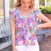 Tops FANTASTICA | Floral Garden Top