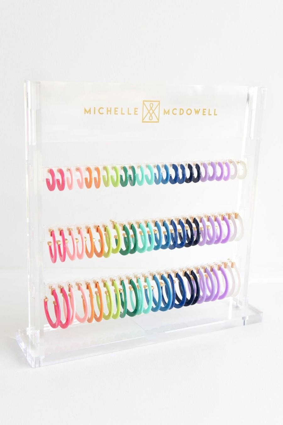 Accessories Michelle McDowell | Acrylic Hoop Earrings