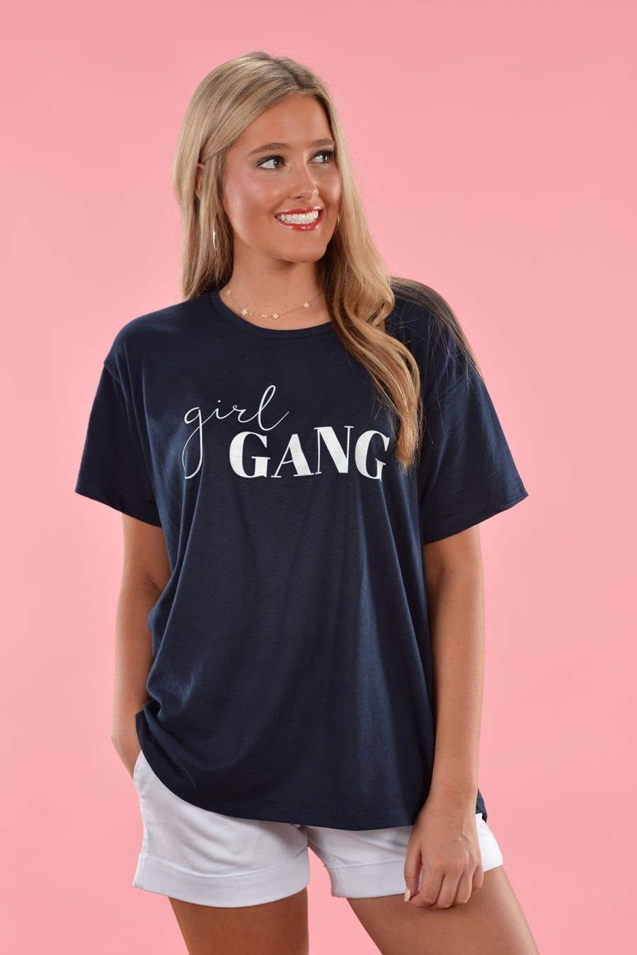 Tops Dear Stella Boutique | Girl Gang Graphic Tee