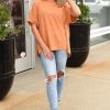 Tops GLAM | Naturally Obsessed Top -Camel