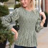 Tops Michelle McDowell | Stevie Top -Olive